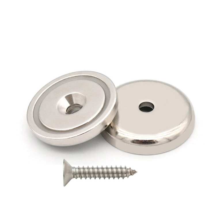 UCHWYT MAGNETYCZNY OBUDOWA STALOWA WKRĘT 20x8 mm