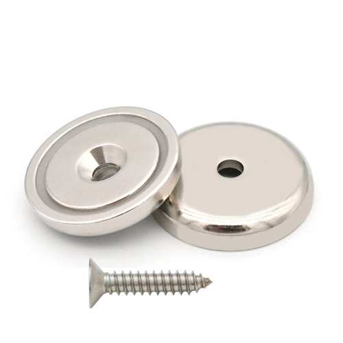 UCHWYT MAGNETYCZNY OBUDOWA STALOWA WKRĘT 25x11 mm