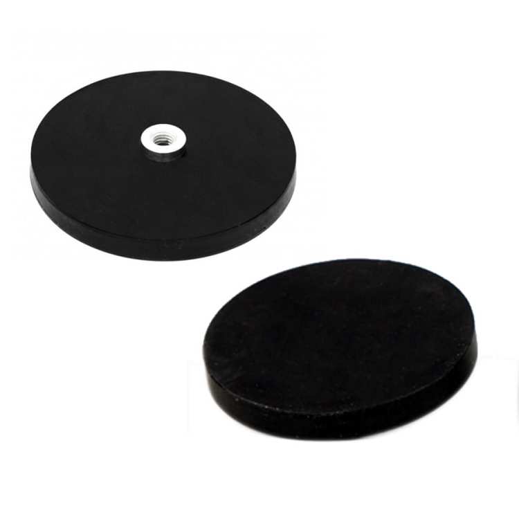 UCHWYT MAGNETYCZNY GWINT M4 OBUDOWA GUMOWA 31x6 mm 6