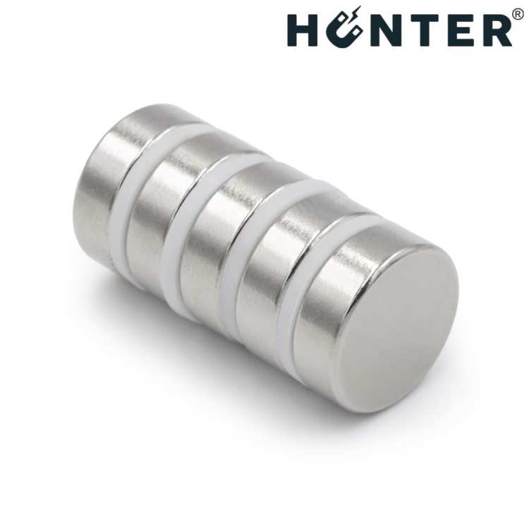 Magnes neodymowy 15x5 mm / N45 walcowy 8