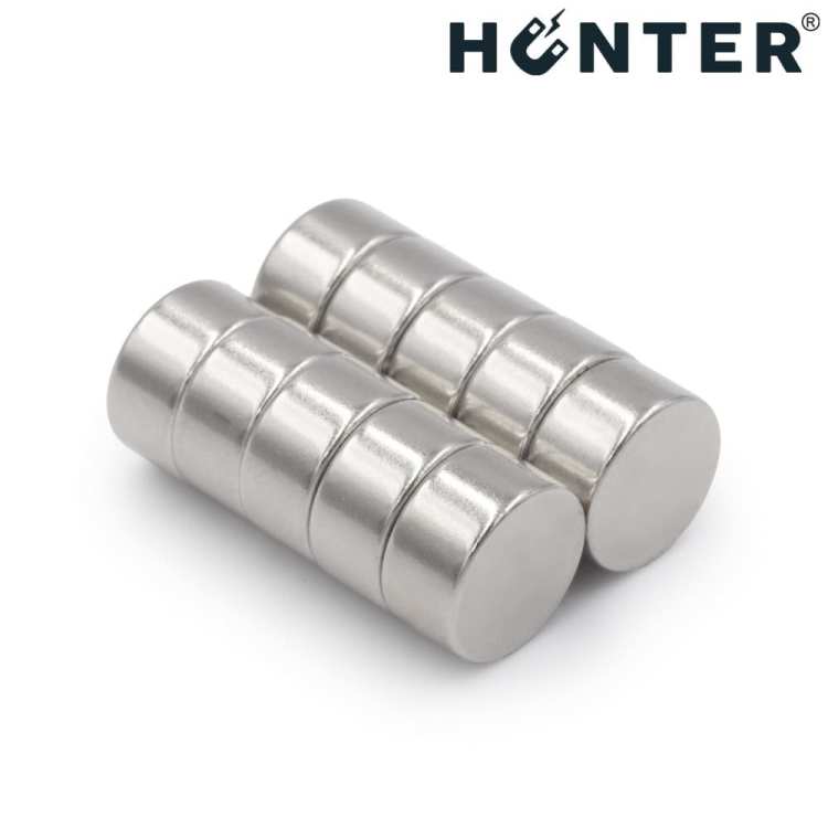 Magnes neodymowy 10x5 mm / N45 walcowy 8