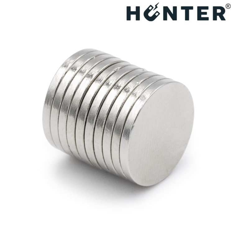 Magnes neodymowy 10x1 mm / N45 walcowy 8