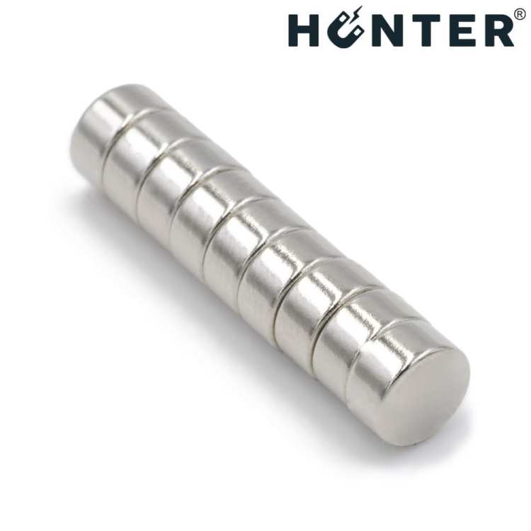 Magnes neodymowy 6x3 mm / N45 walcowy 5