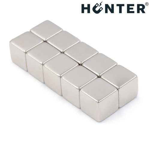 Magnes neodymowy10x10x10mm / N45 płytkowy 3