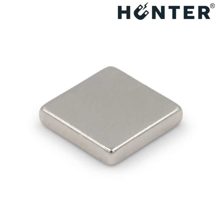 Magnes neodymowy 10x10x2 mm płytkowy mocny 10 szt