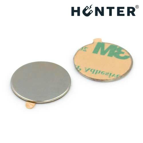 Magnes neodymowy 20x1mm walcowy / N45 z klejem 3M