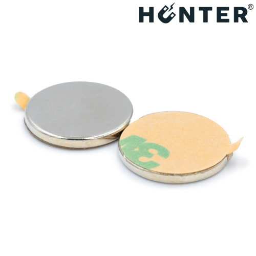 Magnes neodymowy 17x2 mm / N45 z klejem 3M