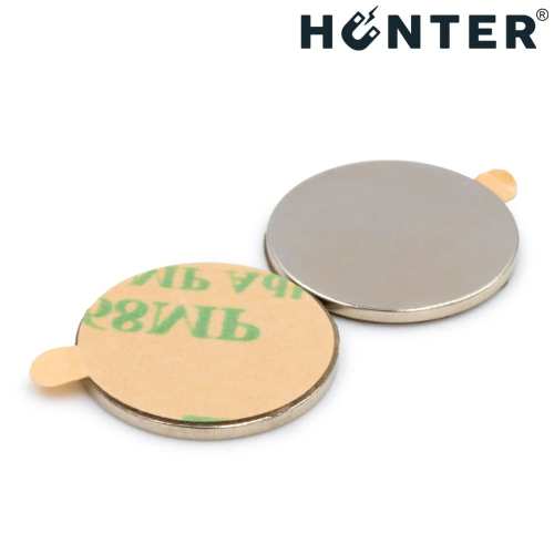 Magnes neodymowy 15x1mm walcowy /N45 z klejem 3M 2