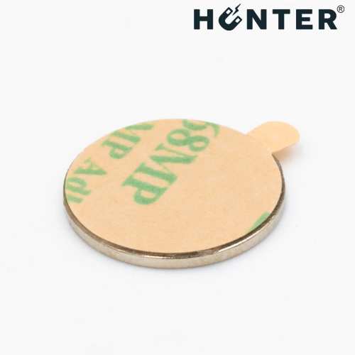 Magnes neodymowy 15x1mm walcowy /N45 z klejem 3M 5