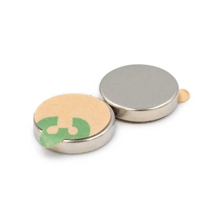 Magnes neodymowy 10x2 mm / N45 z klejem 3M 2