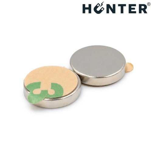 Magnes neodymowy 10x2 mm / N45 z klejem 3M 3