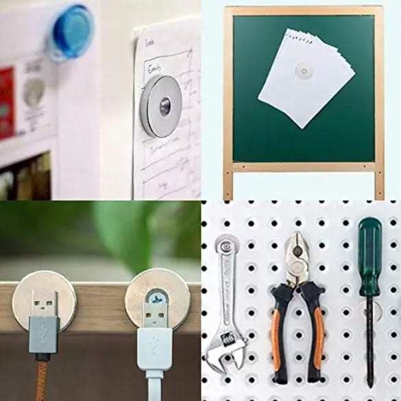 Magnes neodymowy 20x12x3mm otwory 7/3,5 pod wkręt 7