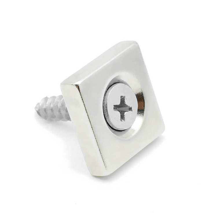 Magnes neodymowy 14x14x3mm z otworem 7x3.5mm / N45 pod wkręt