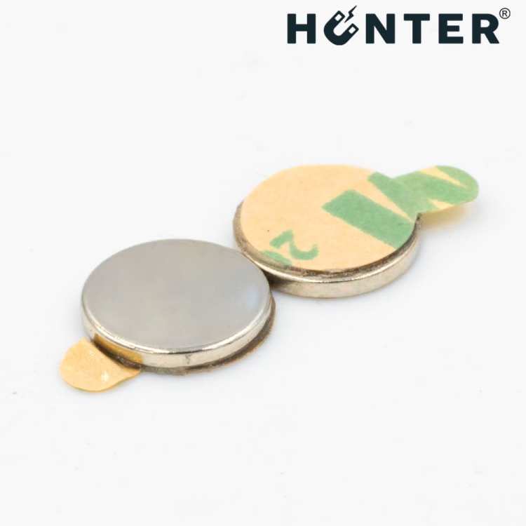 Magnes neodymowy 8x1 mm / N45 z klejem 3M 5