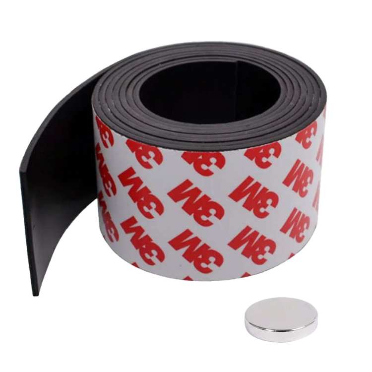 Taśma magnetyczna z klejem 3M 40mm /2mm/ 100cm