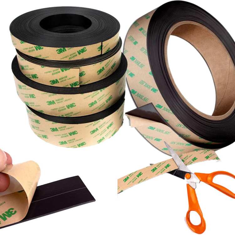 Neodymowa taśma magnetyczna z klejem 3M 300LSE  10x1,5 mm 10 cm 2