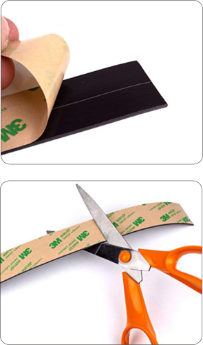 Neodymowa taśma magnetyczna z klejem 3M 300LSE  10x1,5 mm 10 cm 5