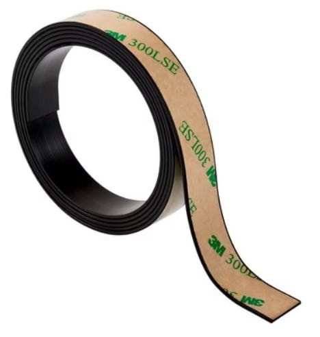 Neodymowa taśma magnetyczna z klejem 3M 300LSE  10x1,5 mm 10 cm 6