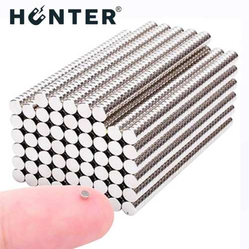 Magnes neodymowy 2x1mm / N45 walcowy 2