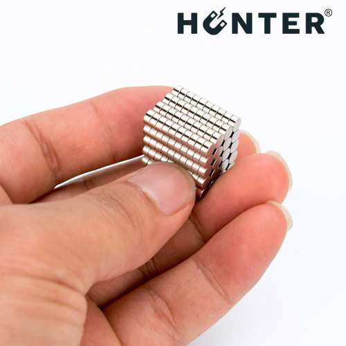 Magnes neodymowy 2x1mm / N45 walcowy 5