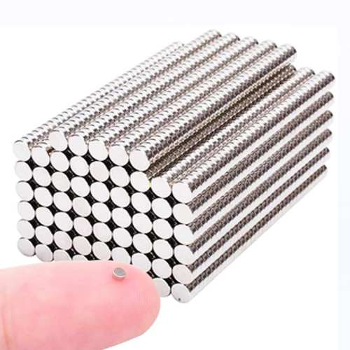 Magnes neodymowy 3x1 mm / N45 walcowy 5