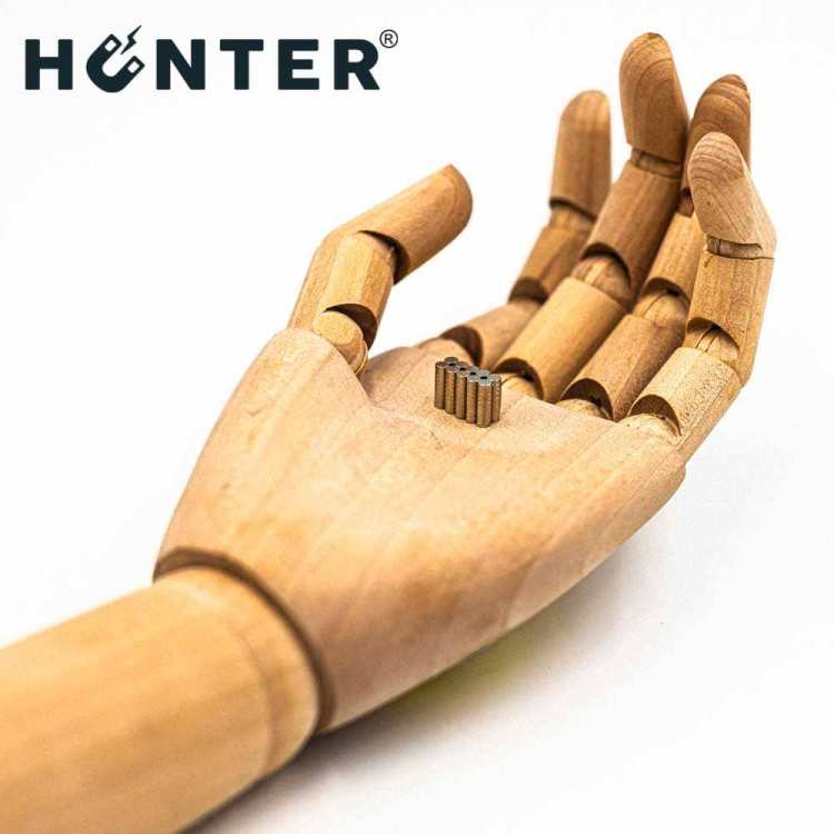 Magnes neodymowy 3x1 mm / N45 walcowy 8