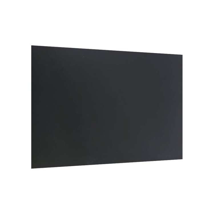 Folia stalowa ferromagnetyczna arkusz A4 czarna z klejem 0,5 mm 3