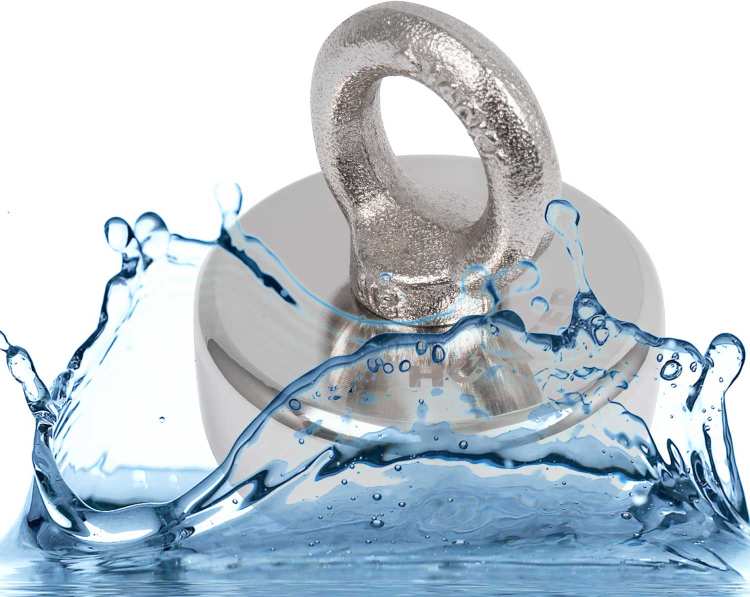 Magnes neodymowy do poszukiwań 170 kg uchwyt górny klasa N52 59x20mm 4