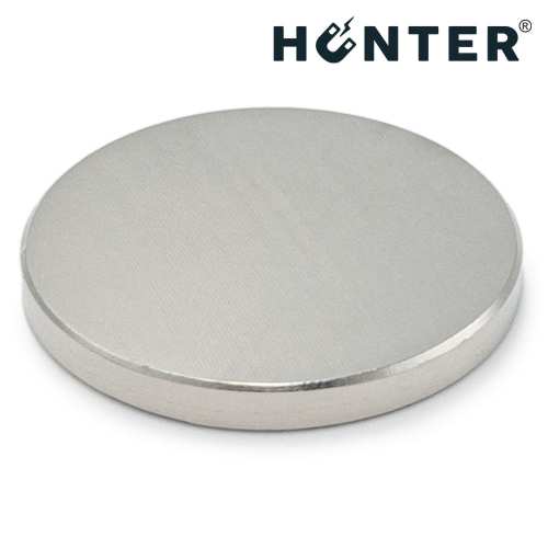 Magnes neodymowy walcowy 45×5 mm N45 – widok z góry, Magnesy Hunter