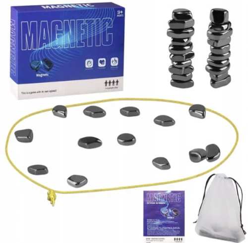 Gra magnetyczna – zestaw z 40 magnesami, opakowanie i akcesoria, Magnesy Hunter