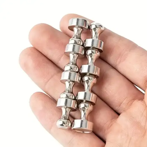 Magnes neodymowy pinezka ∅16 mm – siła łączenia magnesów, Magnesy Hunter