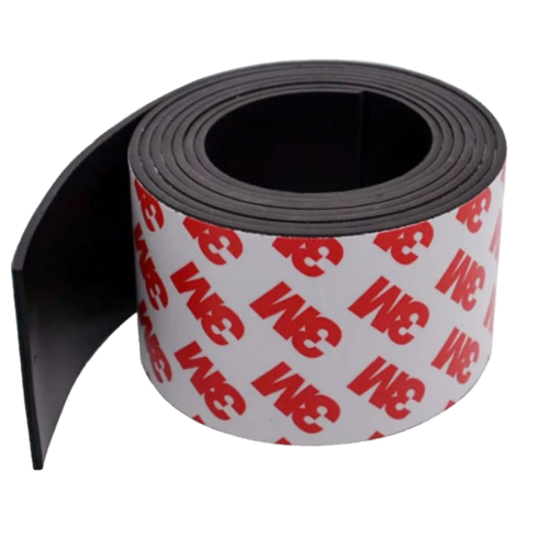 Taśma magnetyczna samoprzylepna 3M, szerokość 50 mm, długość 100 cm – Magnesy Hunter