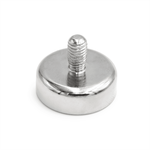 Uchwyt magnetyczny neodymowy w obudowie z gwintem zewnętrznym M5, średnica 20 mm – Magnesy Hunter