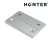 Magnes neodymowy pod wkręt 60×20×4 mm z otworami – widok z góry, Magnesy Hunter