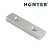 Magnes neodymowy pod wkręt 50×12×5 mm z otworami – widok z góry, Magnesy Hunter