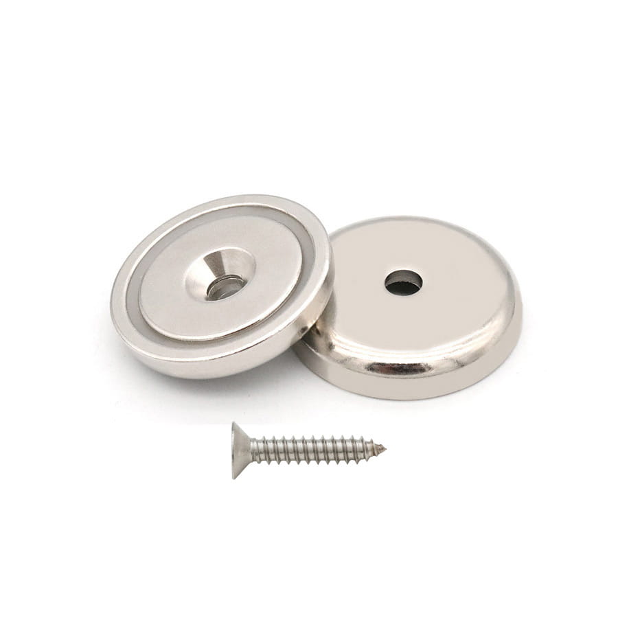 UCHWYT MAGNETYCZNY OBUDOWA STALOWA WKRĘT 16x6,6 mm