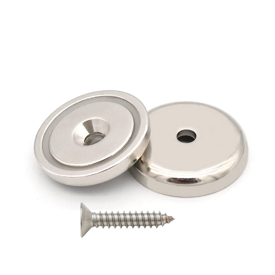 UCHWYT MAGNETYCZNY OBUDOWA STALOWA WKRĘT 20x8 mm