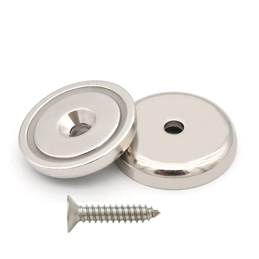 UCHWYT MAGNETYCZNY OBUDOWA STALOWA WKRĘT 25x11 mm