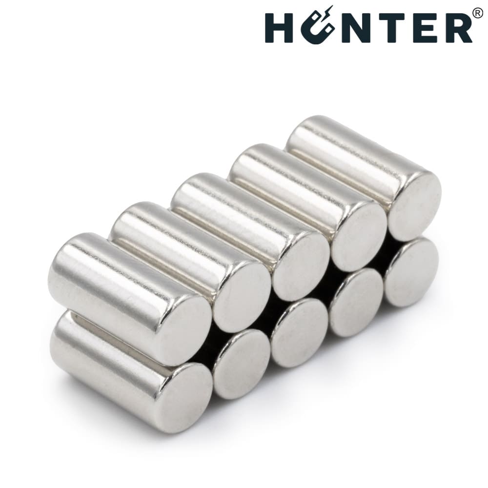 Magnes neodymowy 5x10 mm / N45 walcowy 8