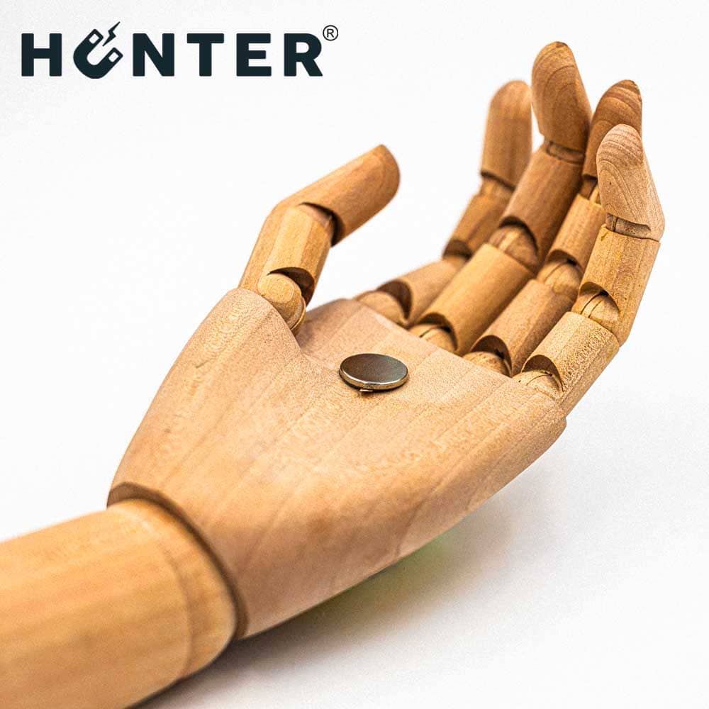 Magnes neodymowy 17x2 mm / N45 z klejem 3M 1