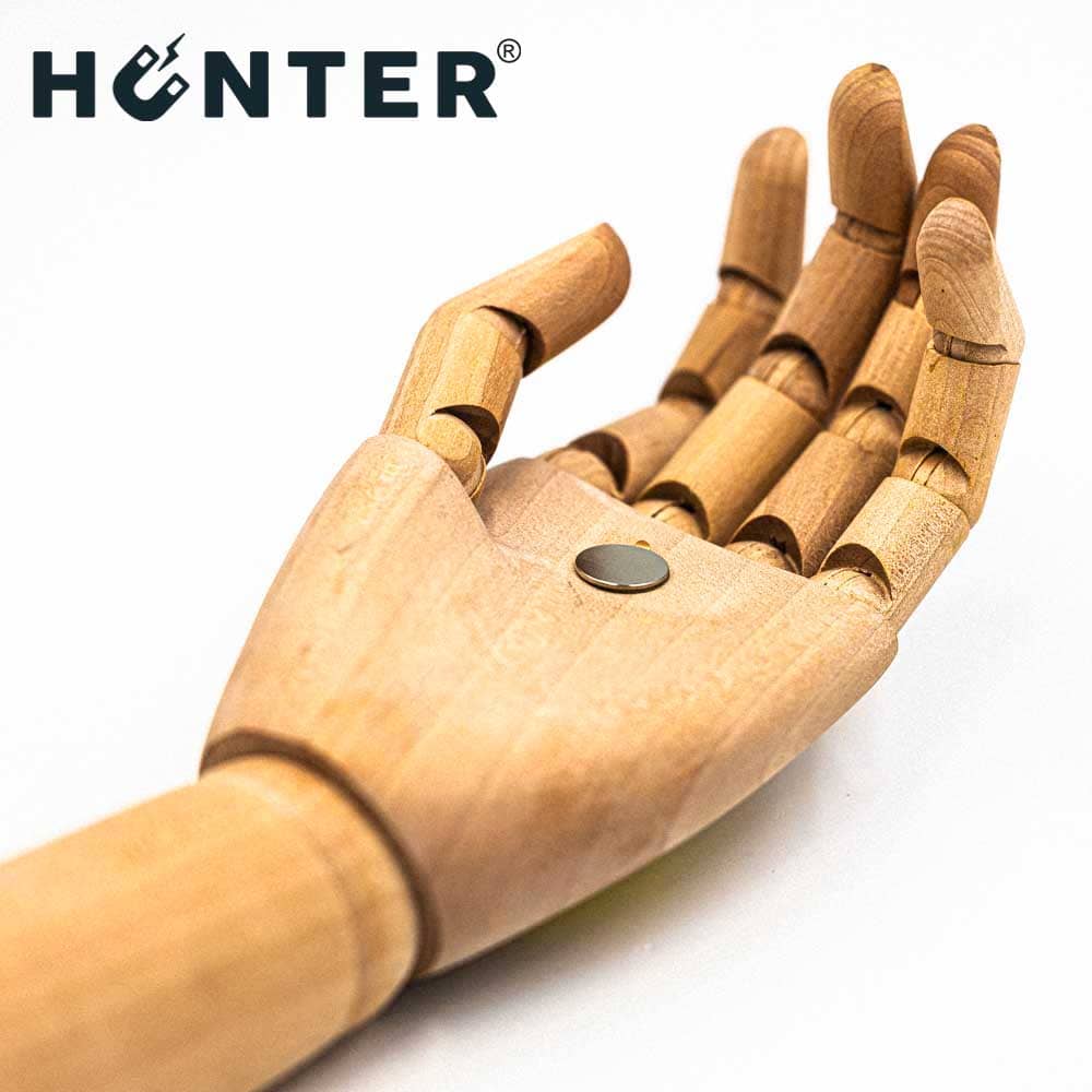 Magnes neodymowy 15x1mm walcowy /N45 z klejem 3M 3