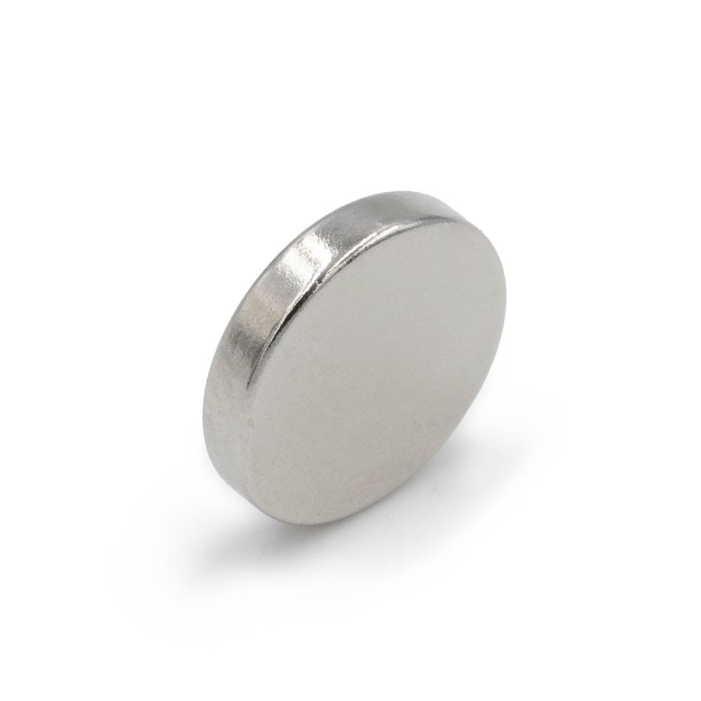 Magnes neodymowy walcowy 10×2 mm N45 – widok pojedynczego magnesu, Magnesy Hunter