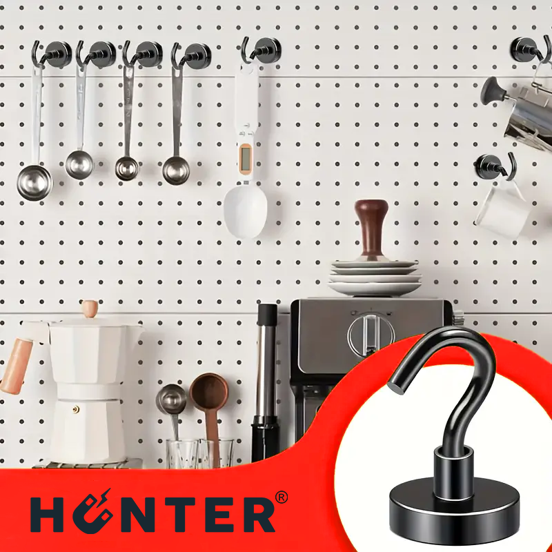 Uchwyt magnetyczny z haczykiem 12 mm – zastosowanie do narzędzi, Magnesy Hunter