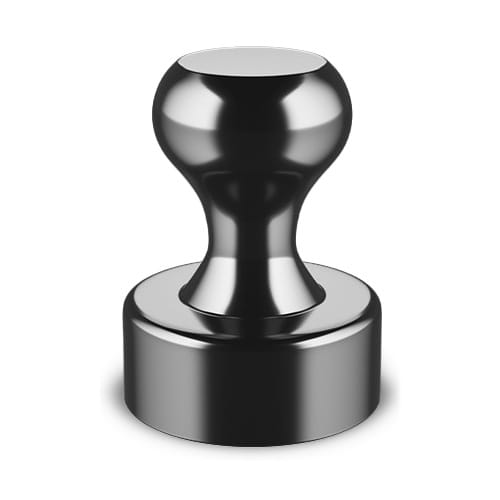 Magnes neodymowy pinezka na tablicę i lodówkę, czarna ∅12 mm – Magnesy Hunter